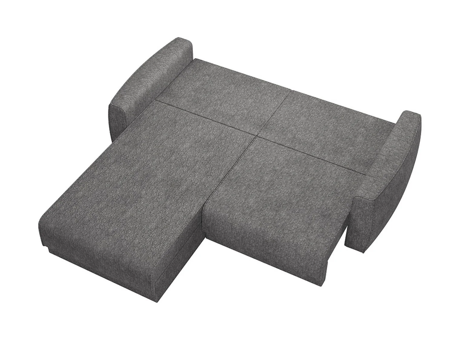 Женева SO2P диван-кровать угловой еврокнижка / Стоун