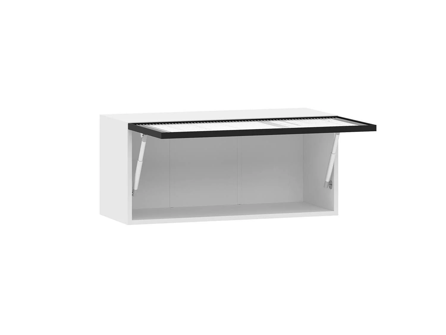 Moru 100.88.800 шкаф кухонный Белый / Черный