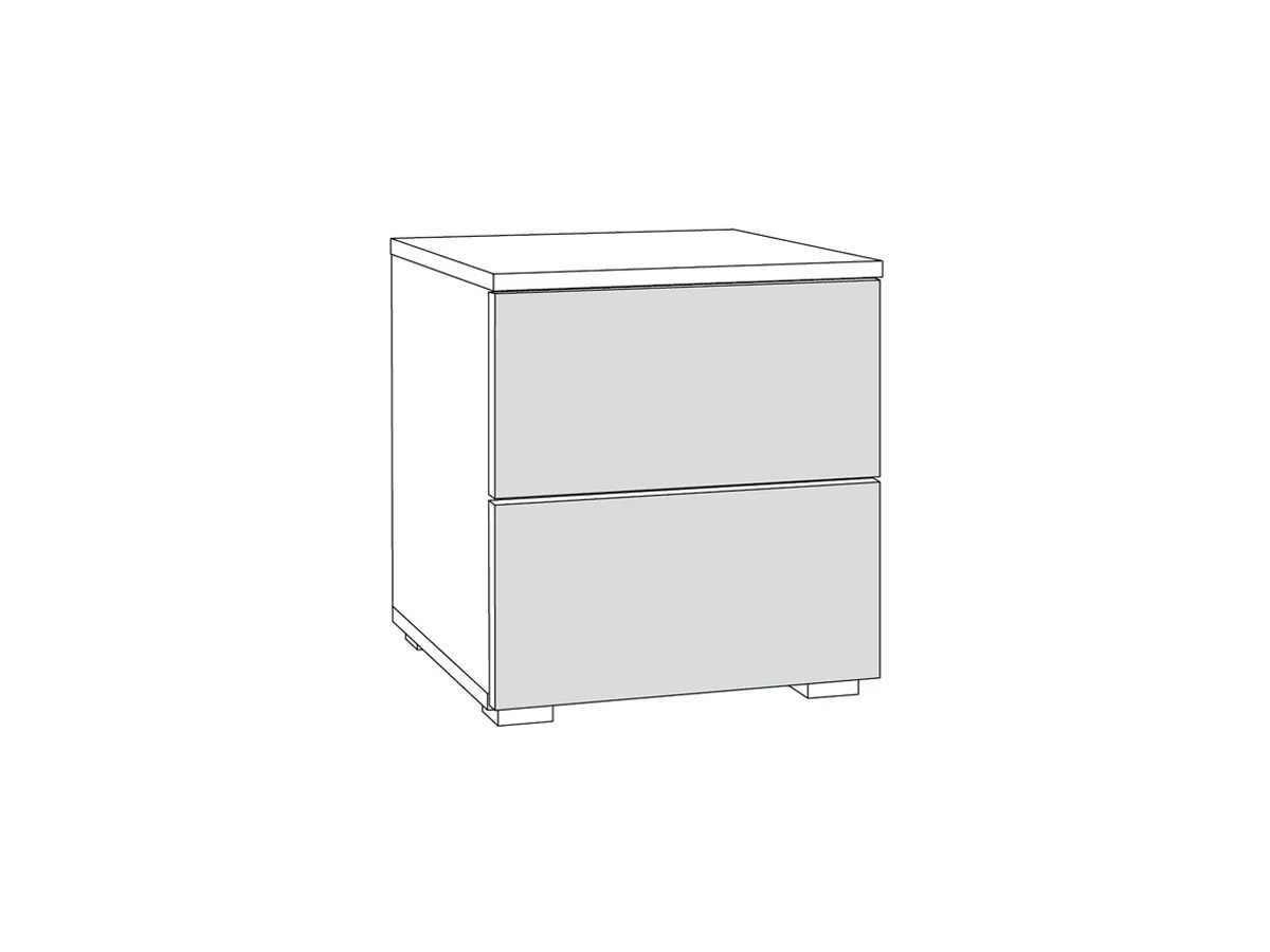 Остин Тумба прикроватная 16.152 графит/дуб золотой