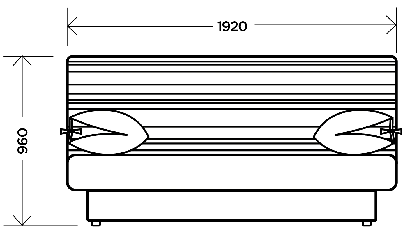 Диван Матильда NEW бирюзовый