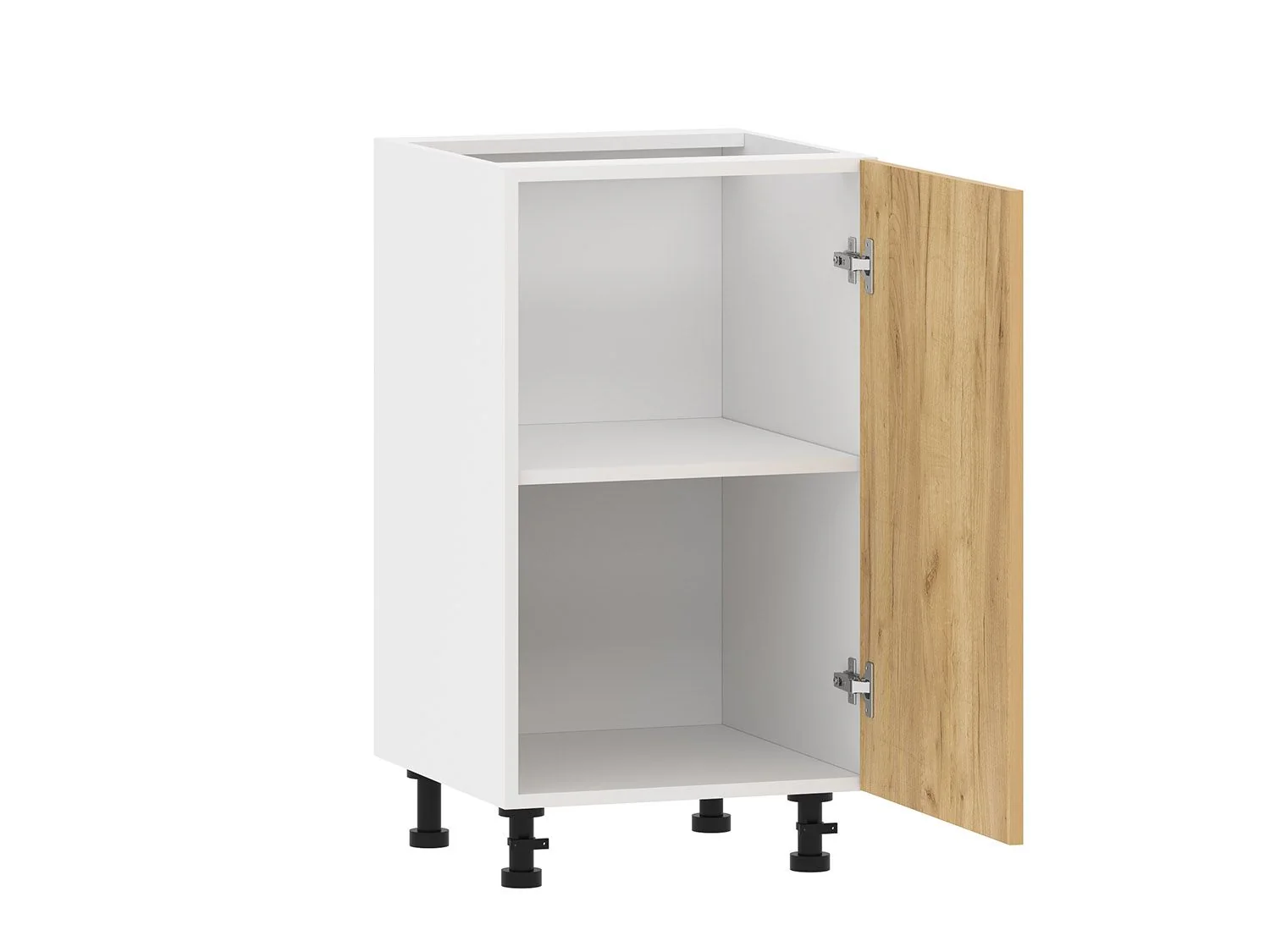 Кухня Борги комплект 4 Белый / Дуб Крафт золотой