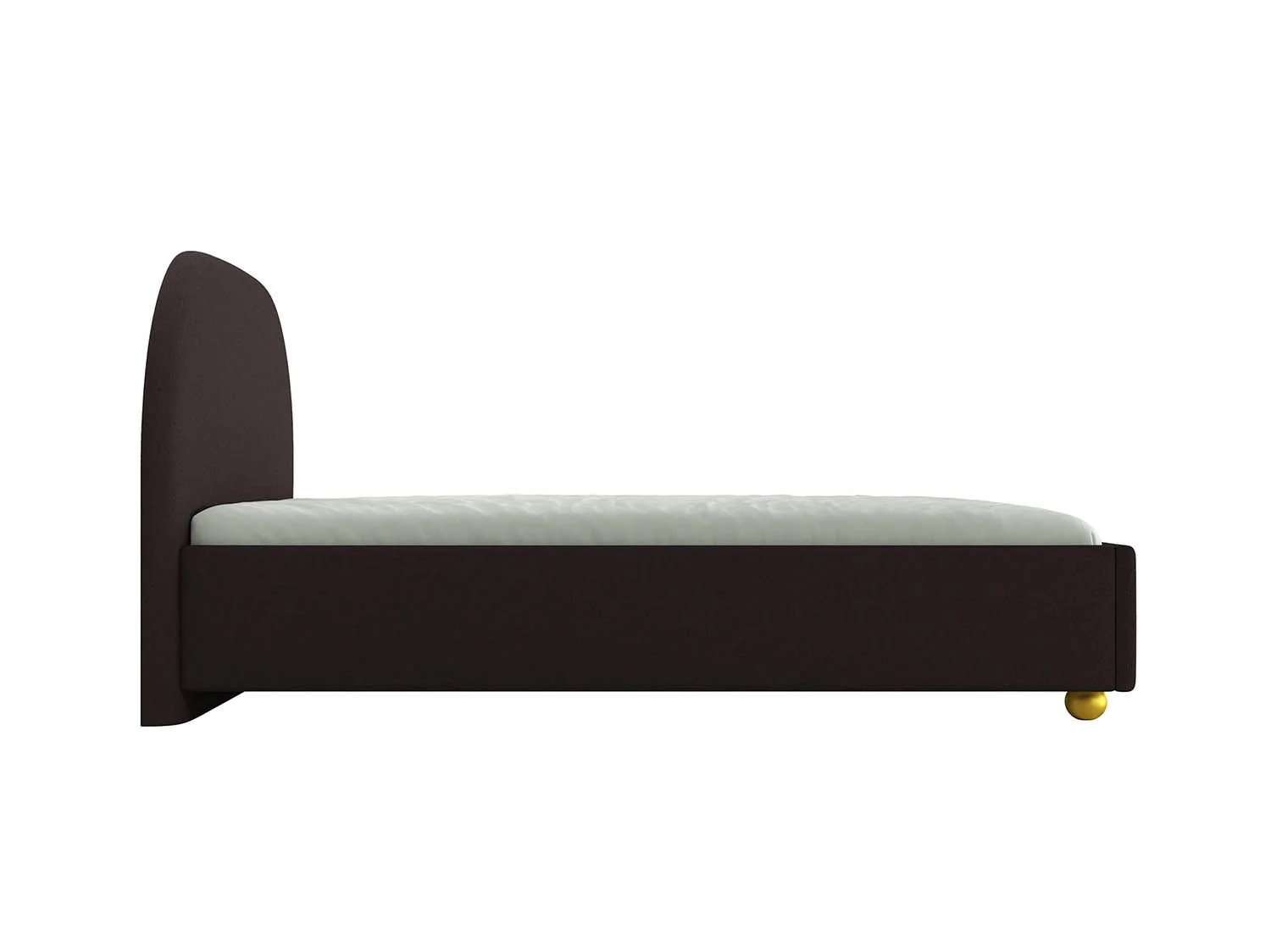 Кровать Афродита 1400 велюр Панда браун