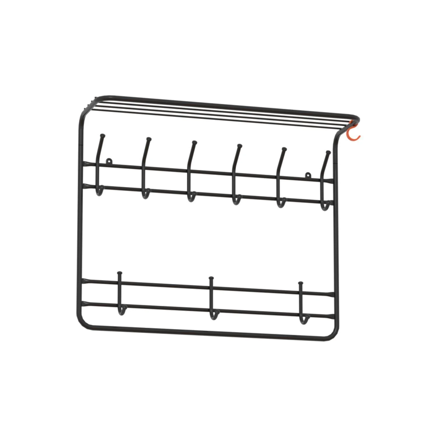 Вешалка 2-х ярусная 80 черный
