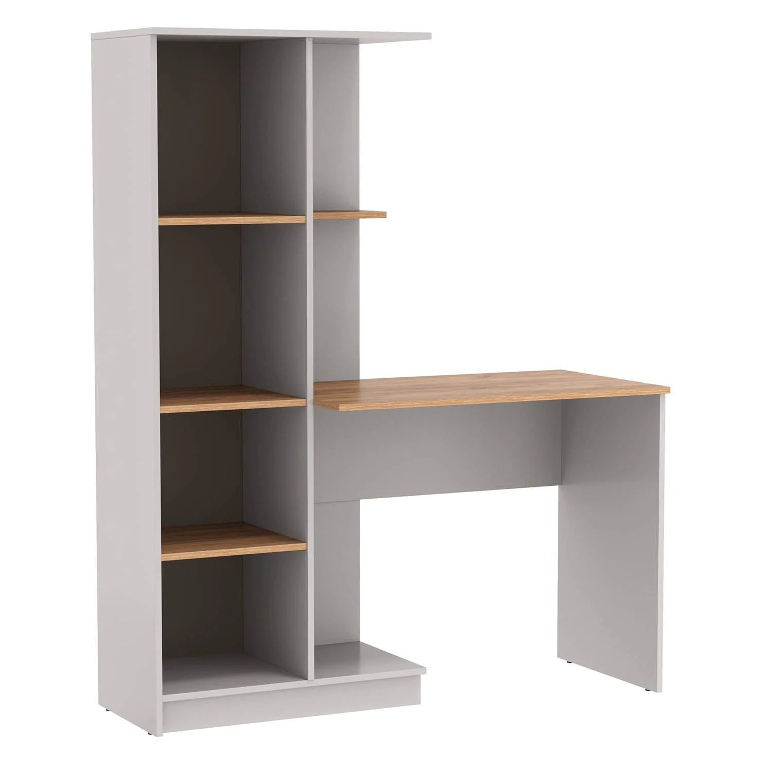 89.15-01 Прайм стол письменный правый кашемир / дуб золотой