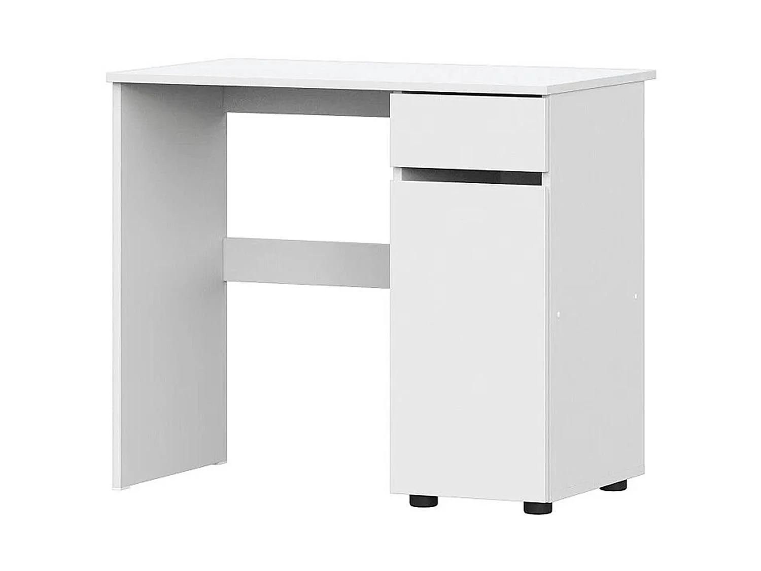 Токио стол письменный / Белый текстурный