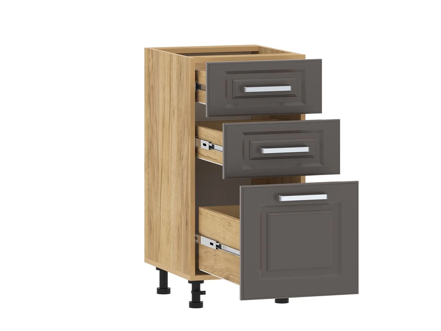 Кухня Вокс комплект 5 Дуб Крафт золотой / Графит