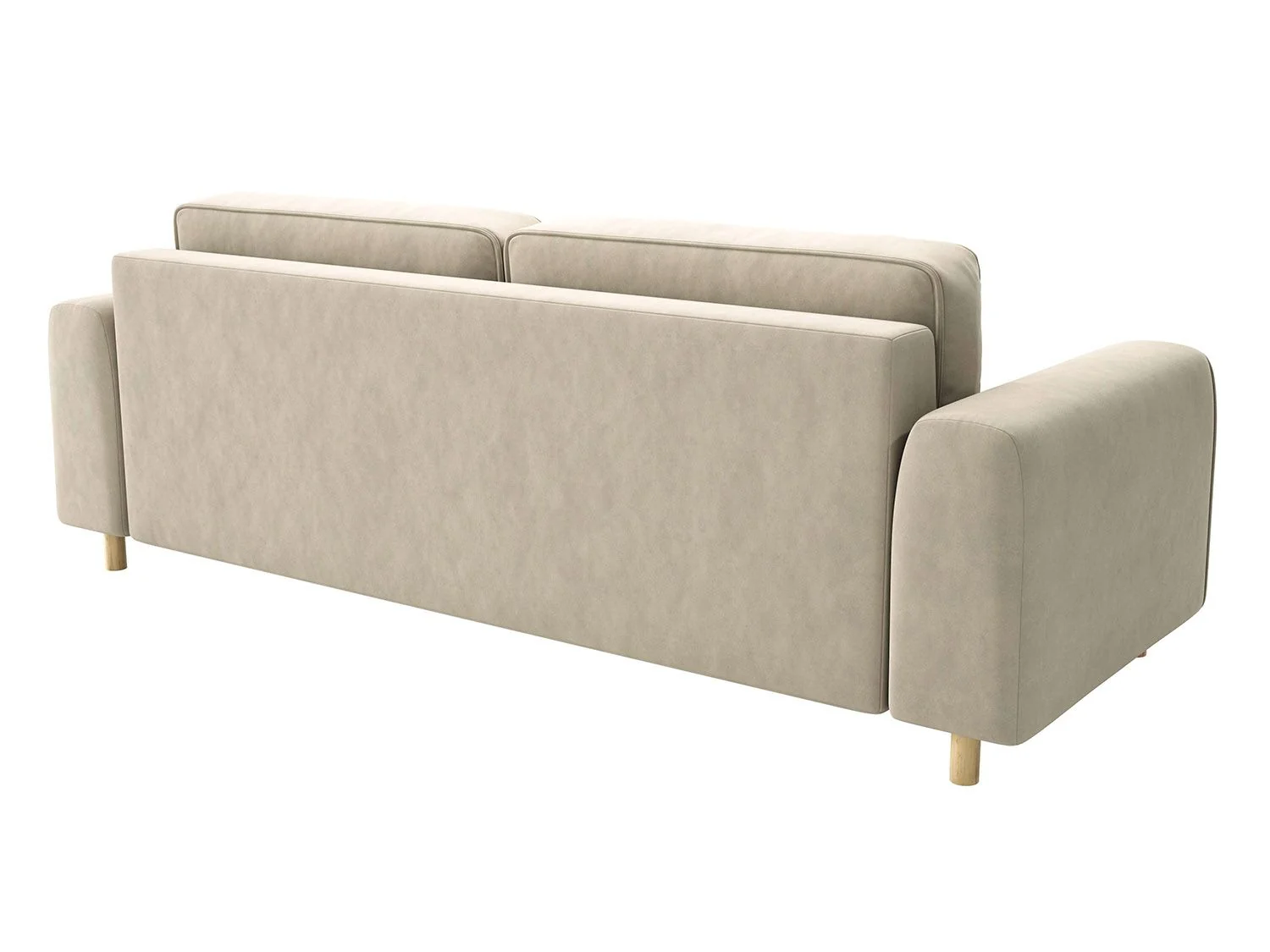 Диван-кровать Шелдон / букле Лайк кремовый 100