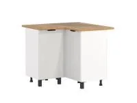 Венера стол угловой / Белый/Кашемир