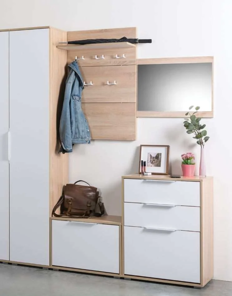 Куба Зеркало навесное дуб сонома