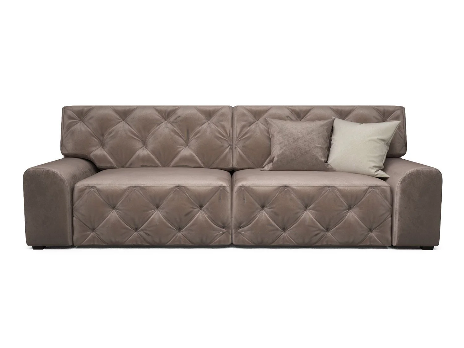 Диван Милан бархат шоколадный/ STAR VELVET 60 COFFEE