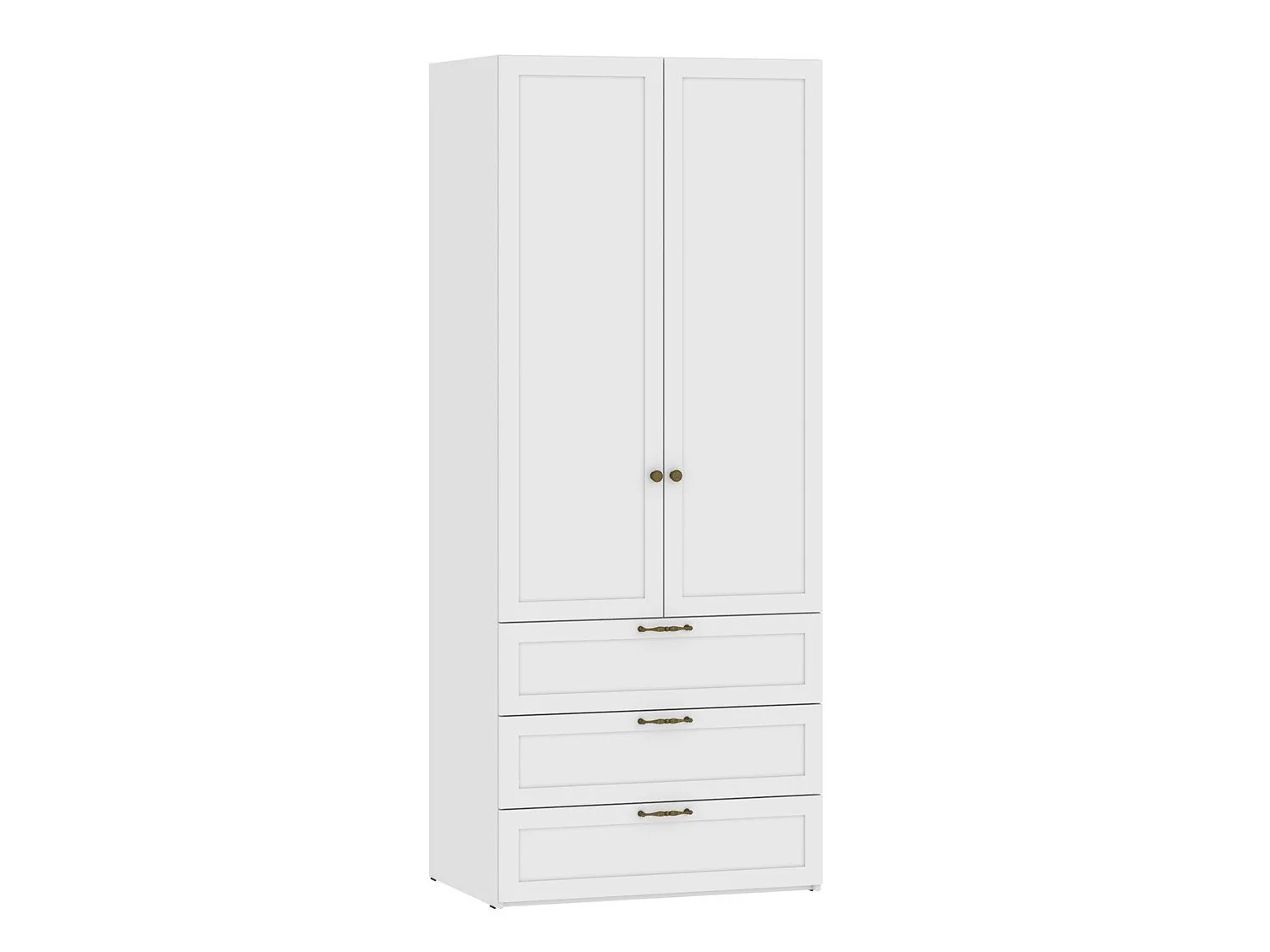 НМ 041.91 Шкаф Орлеан Белый