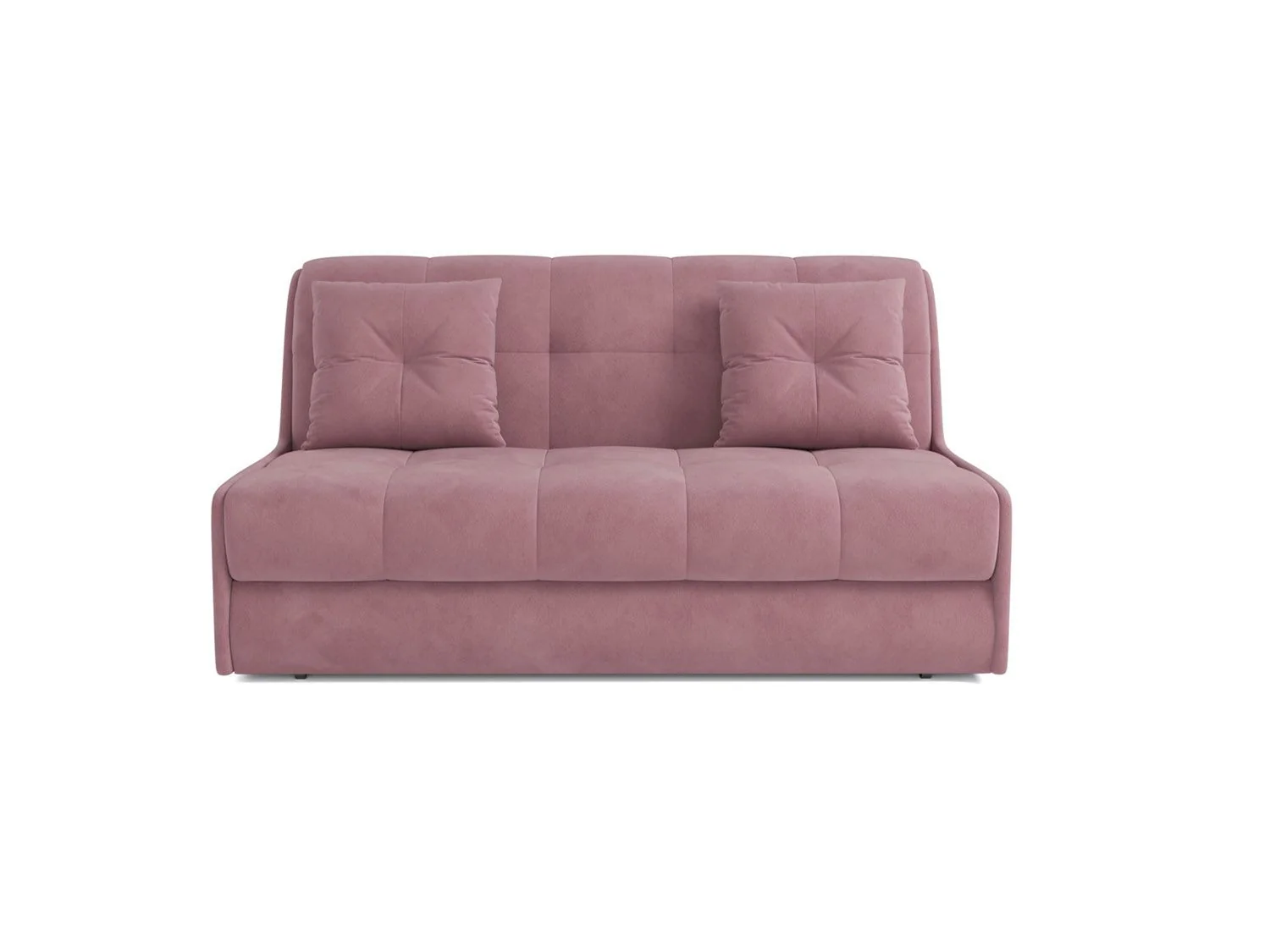 Диван Аккордеон Барон №2 велюр пудра НВ-178 18