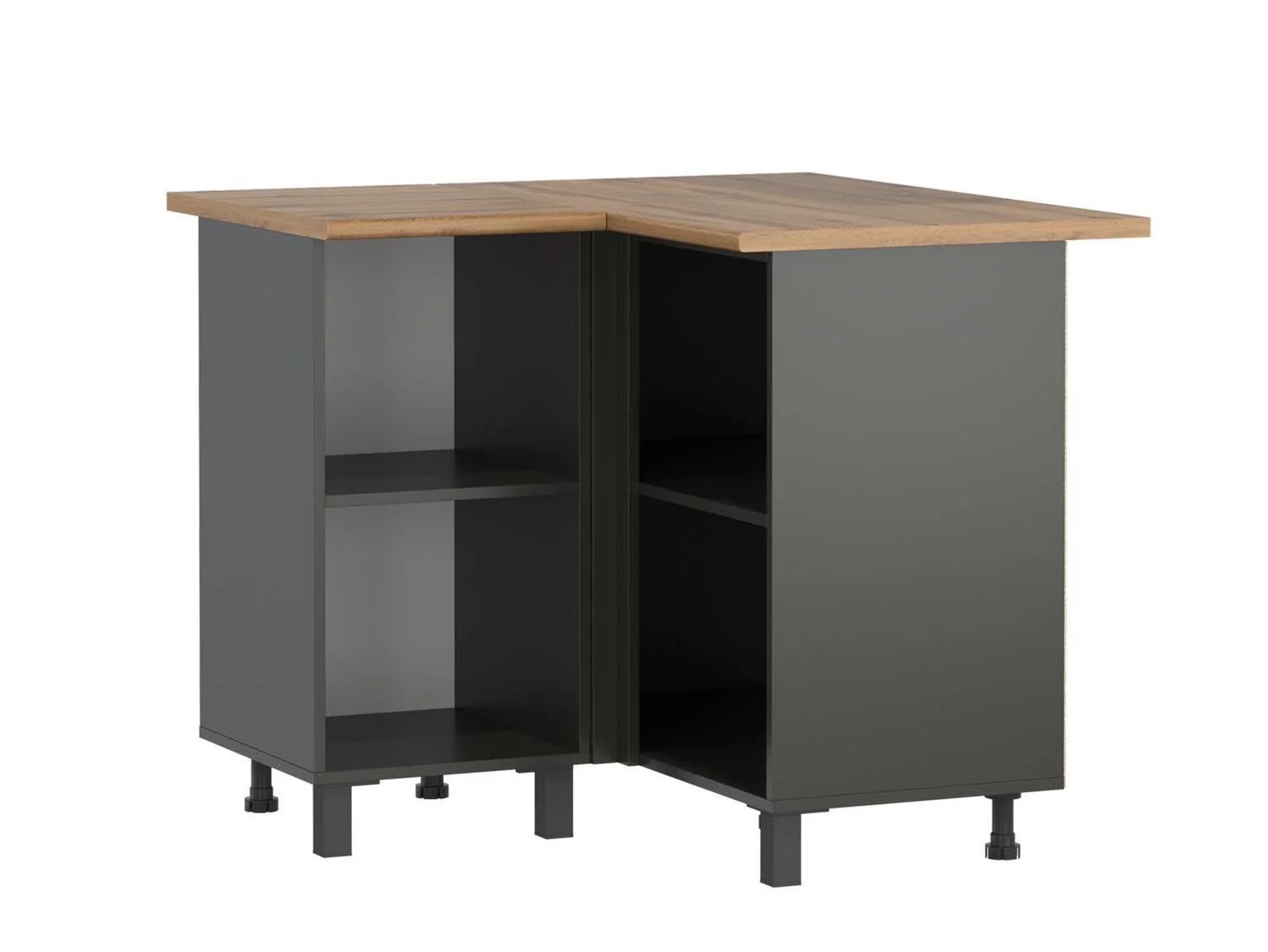 Римини стол угловой / Диамант серый