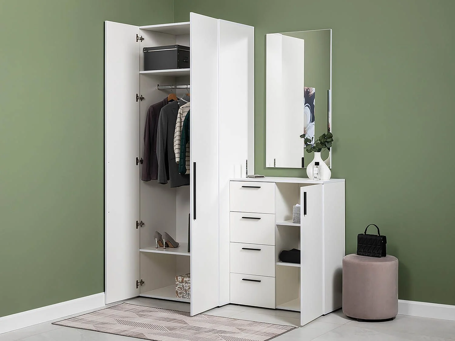 Прихожая Эйр 2 Белый