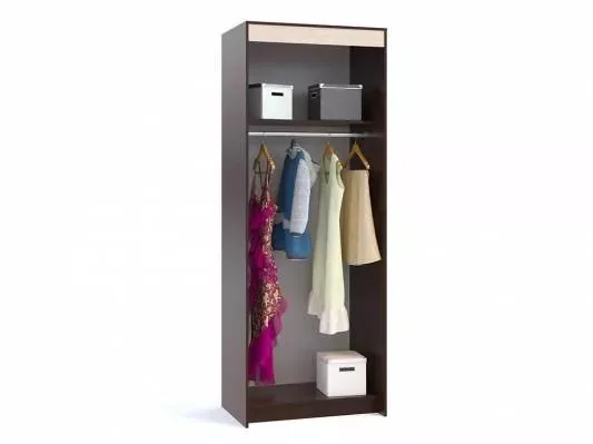 Шкаф-купе Контур ШР-96.1 с зеркалом Венге/ Беленый дуб