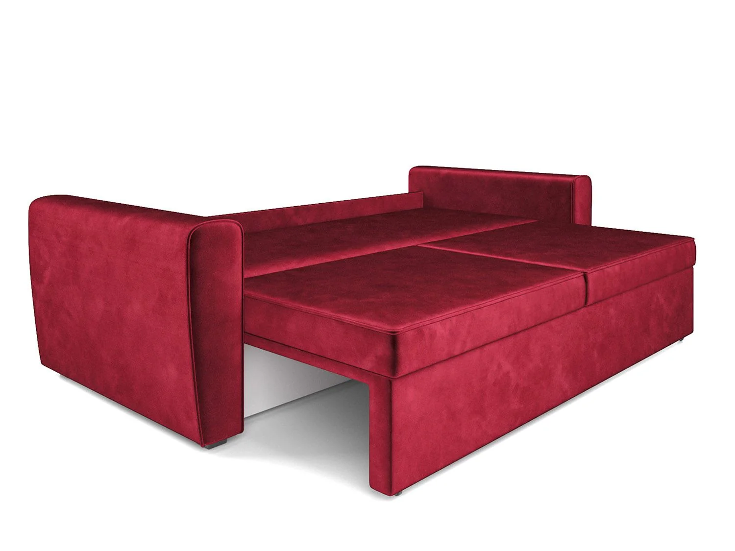Диван Оскар бархат красный  STAR VELVET 3 DARK RED