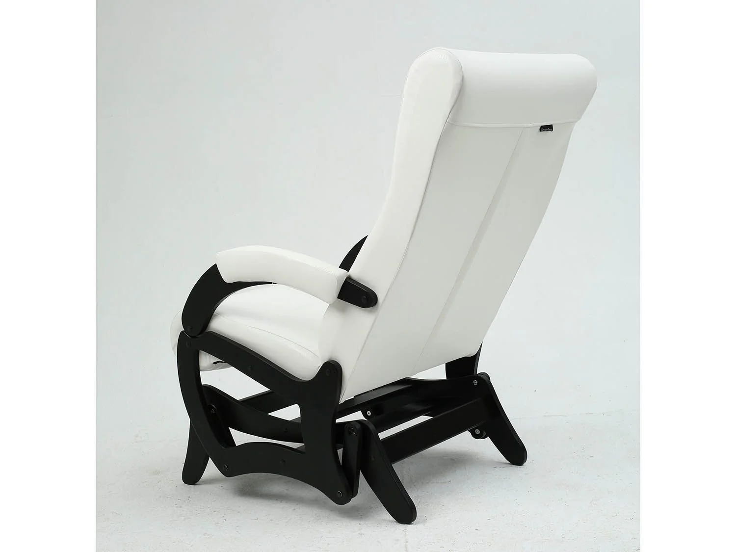 Кресло-маятник Амелия Черный / Крем