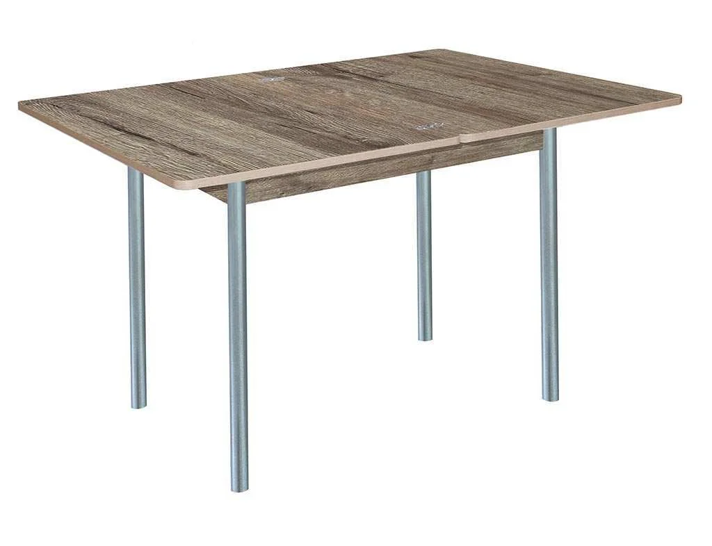 Симпл стол обеденный раскладной / велингтон/металлик