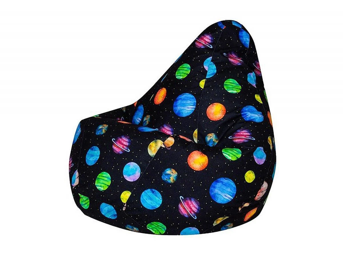 Кресло мешок груша L Галактика велюр