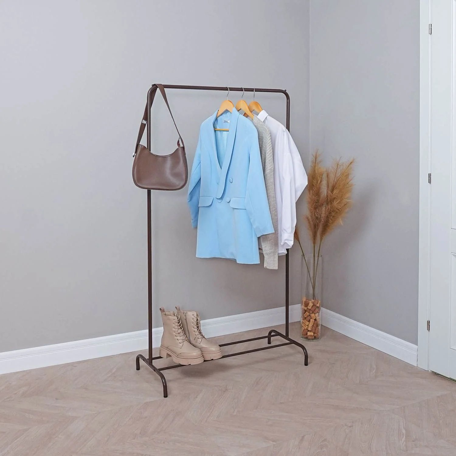 Вешалка гардеробная Радуга 1 Коричневый