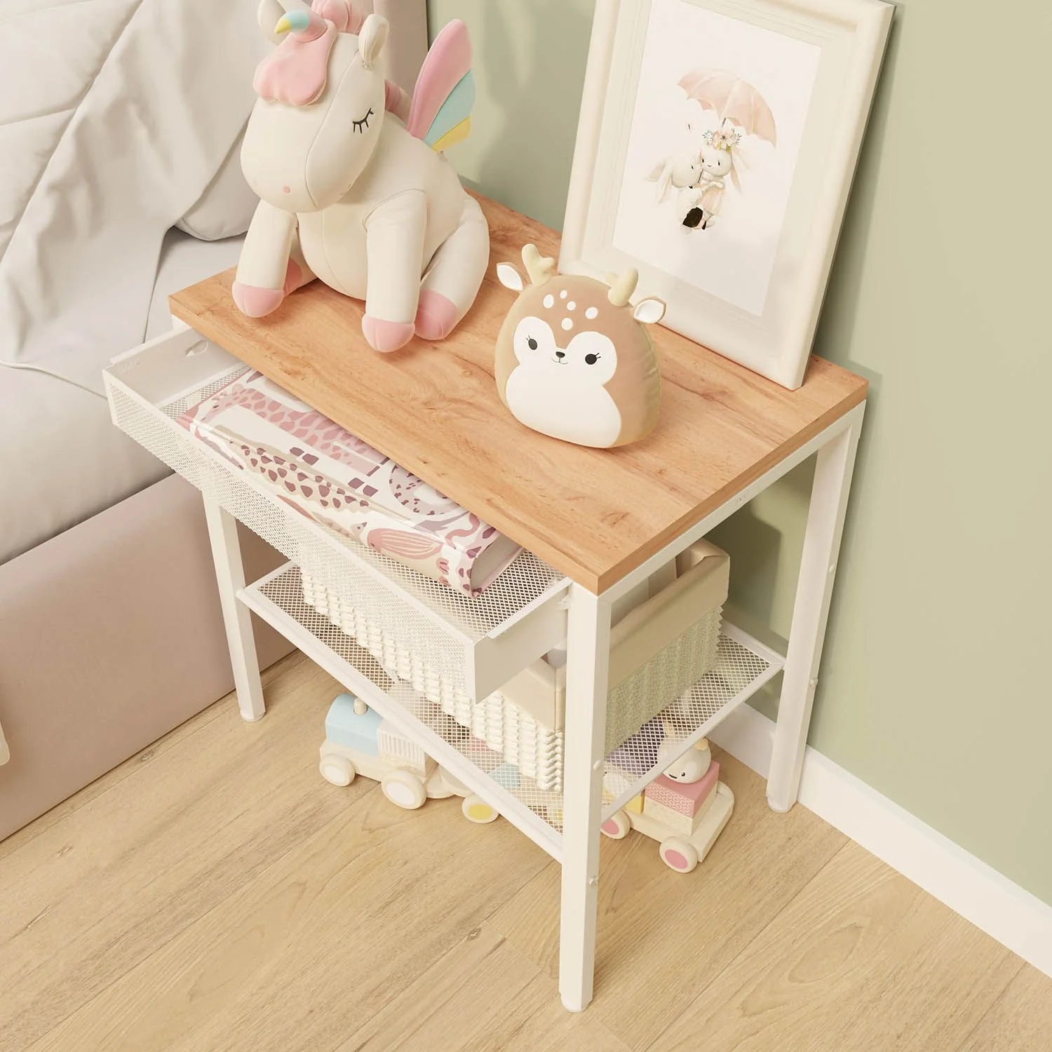 Тумба прикроватная Торонто 12ЛЯ Белый