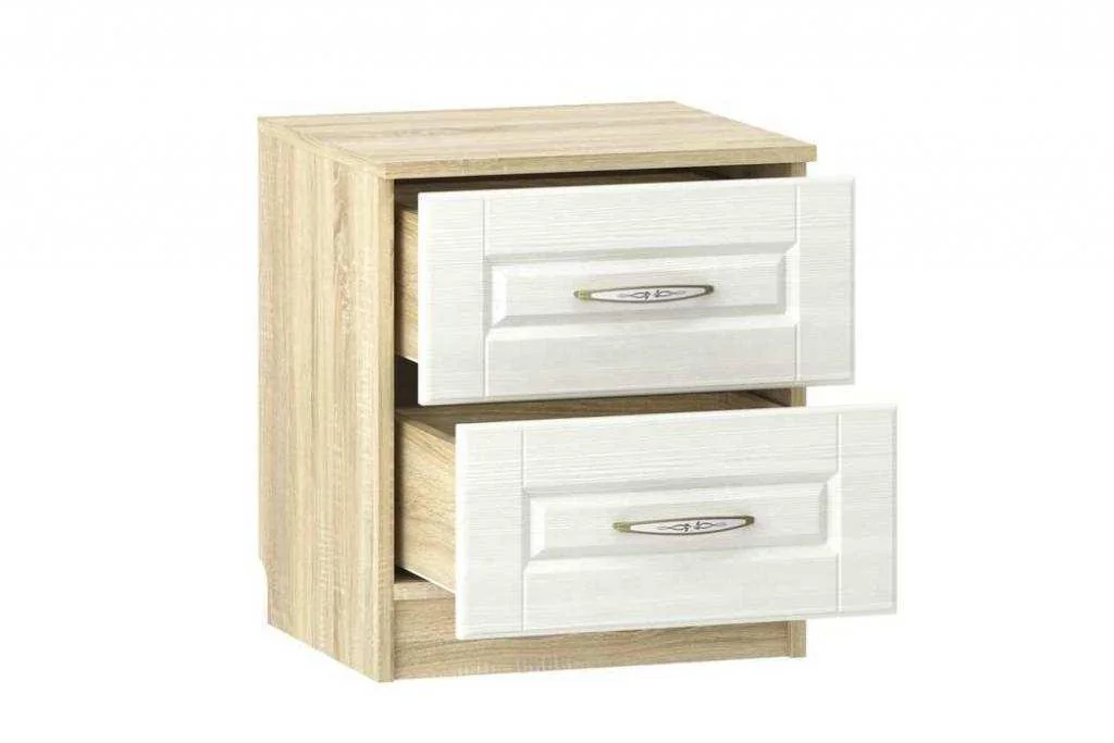 Спальня Оливия комплектация 3 Дуб Сонома/белое дерево