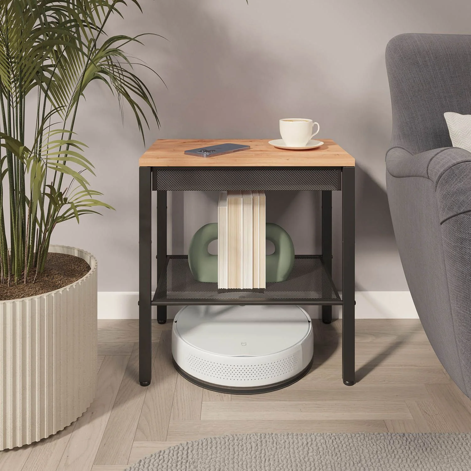 Тумба прикроватная Торонто 12ЛЯ Черный