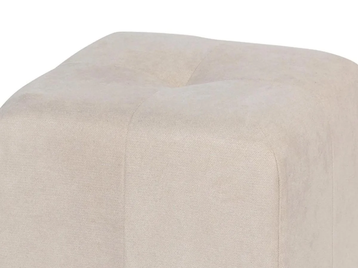Пуф Николь Светло-Бежевый велюр