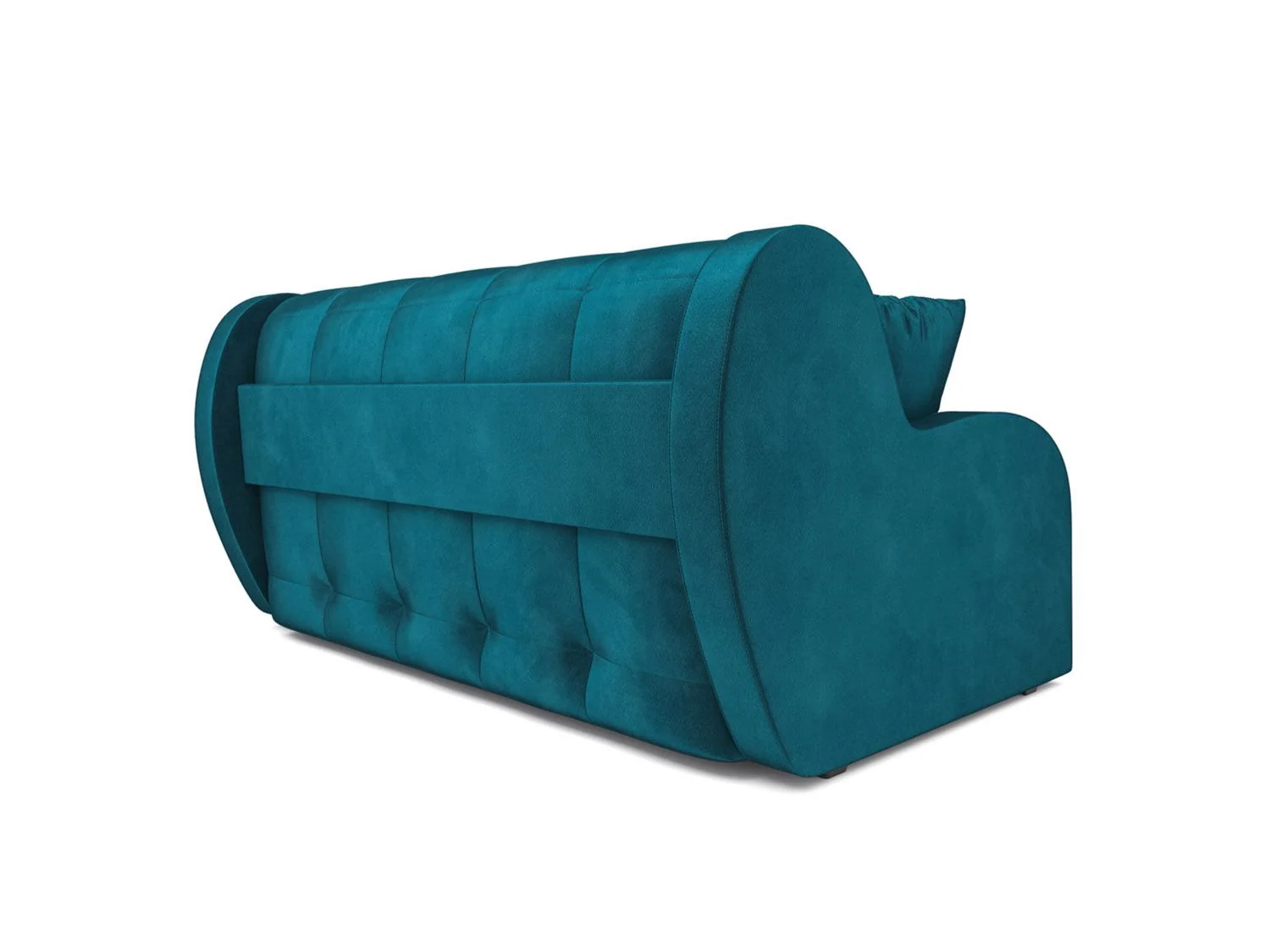 Диван Аккордеон Барон бархат сине-зеленый Star Velvet 43 Black green