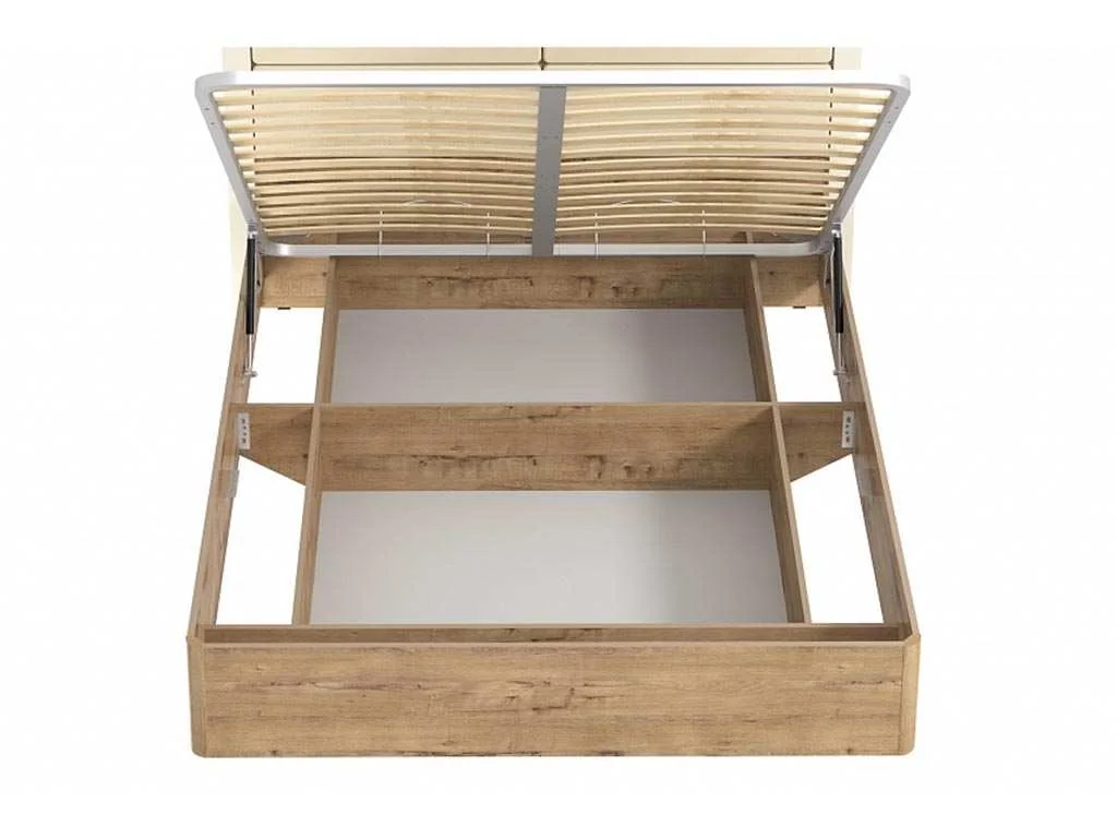 НМ 040.52-01 Кровать Livorno /дуб бунратти / софт панакота