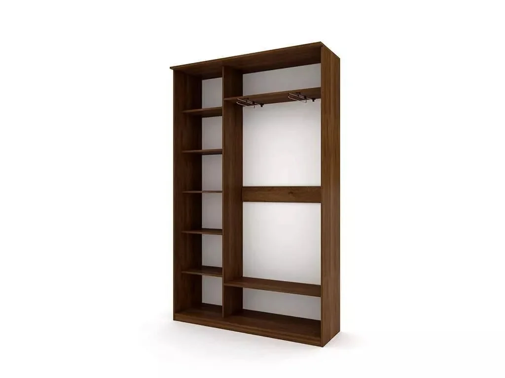 Шкаф купе Модерн 1490х450 2-х дверный 2-х секционный глухой венге/ясень