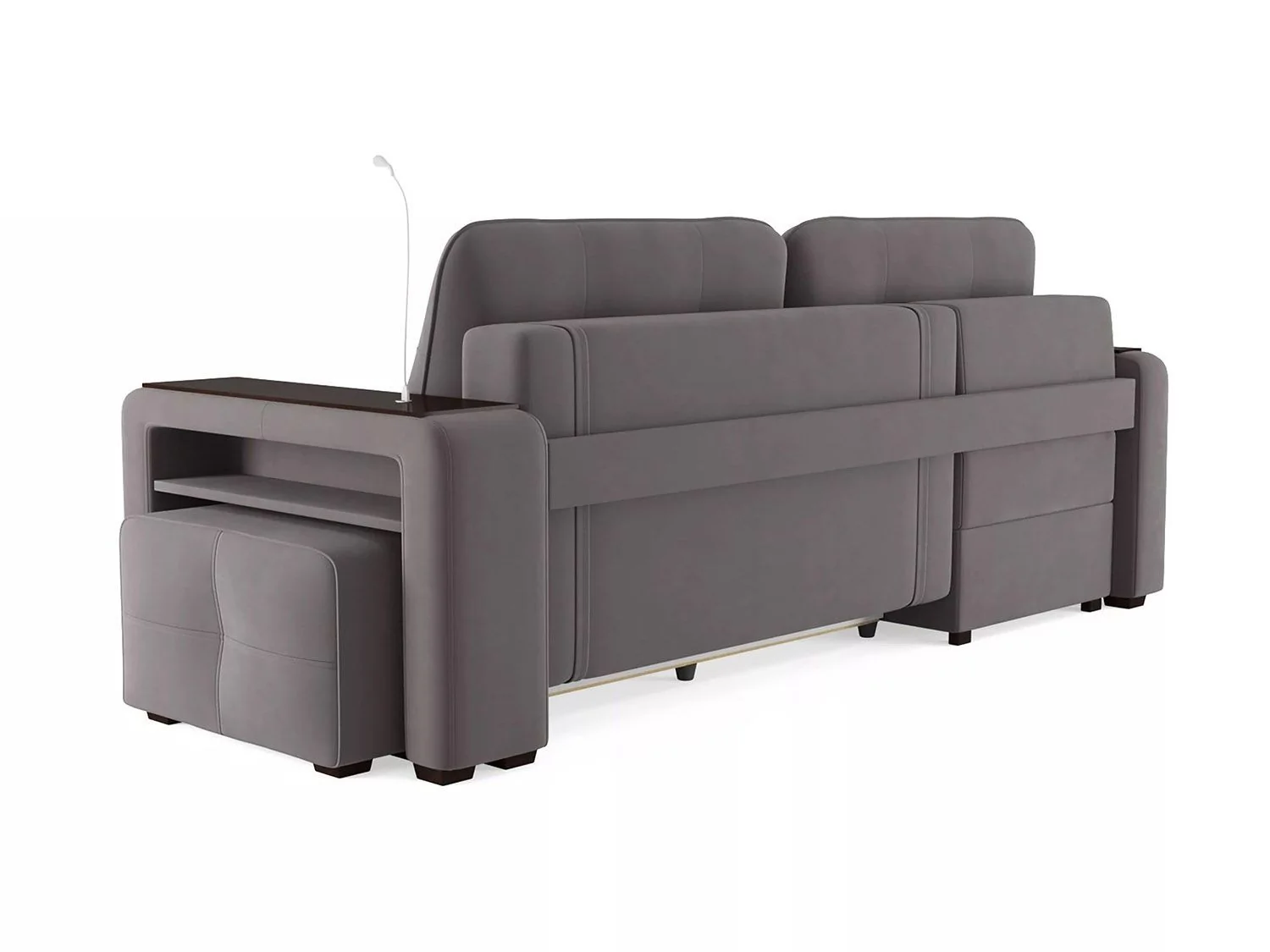 Диван угловой Smart 4 Б3-1Пф-2Т-Б4 Велюр Velutto 19