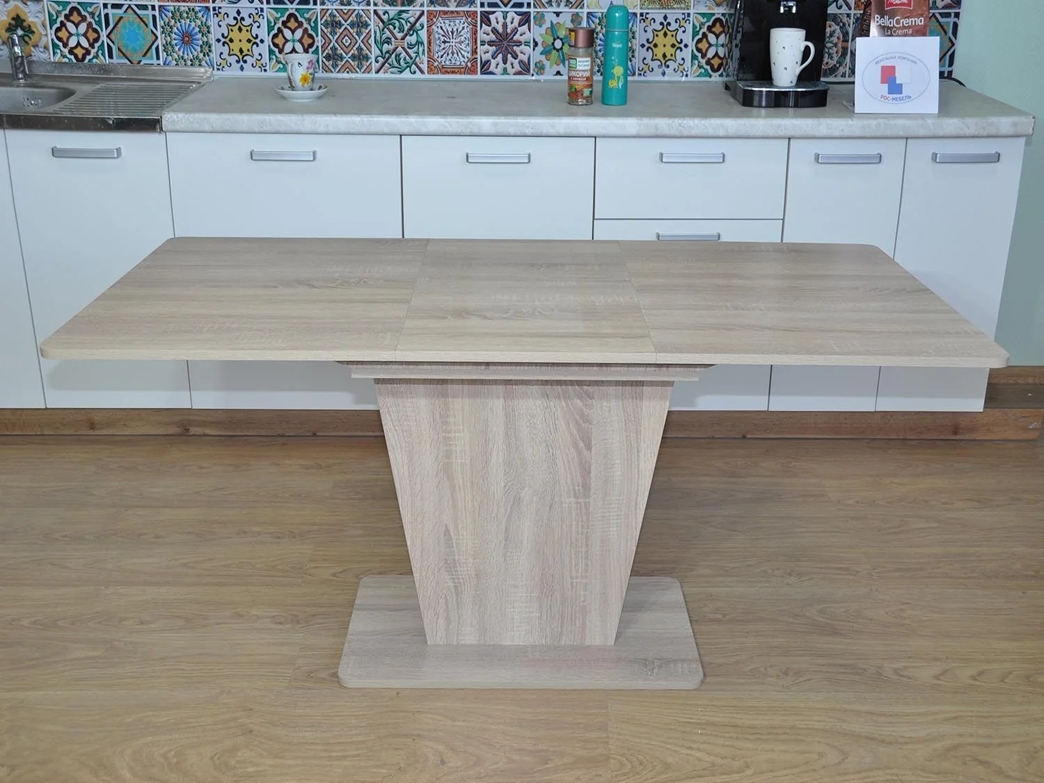 Стол обеденный Эстетика Бетон Дуб Сонома