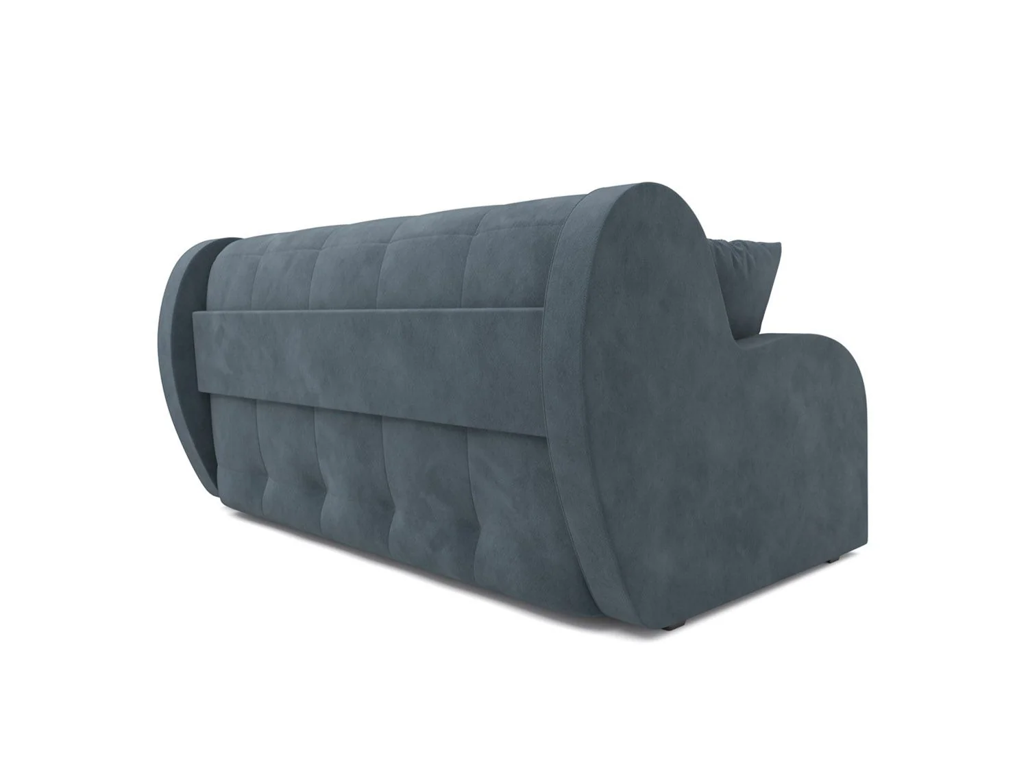 Диван Аккордеон Барон велюр серо-синий HB-178 26