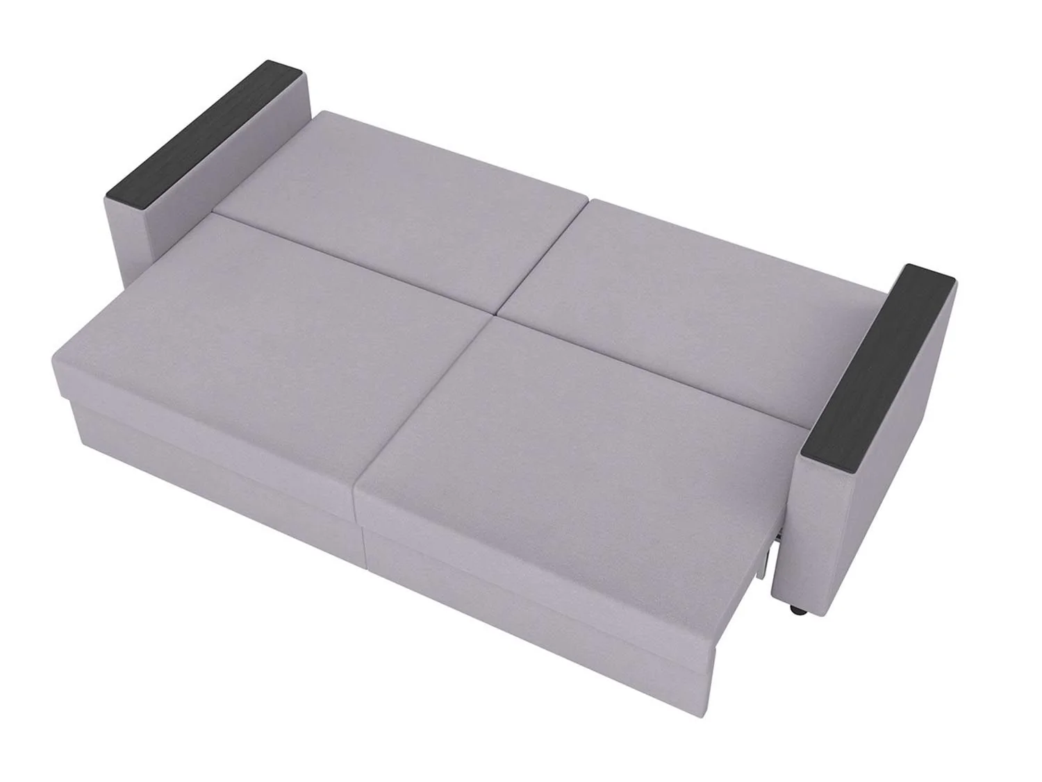 Гермес диван-кровать 3-х мест / велюр конго экрю