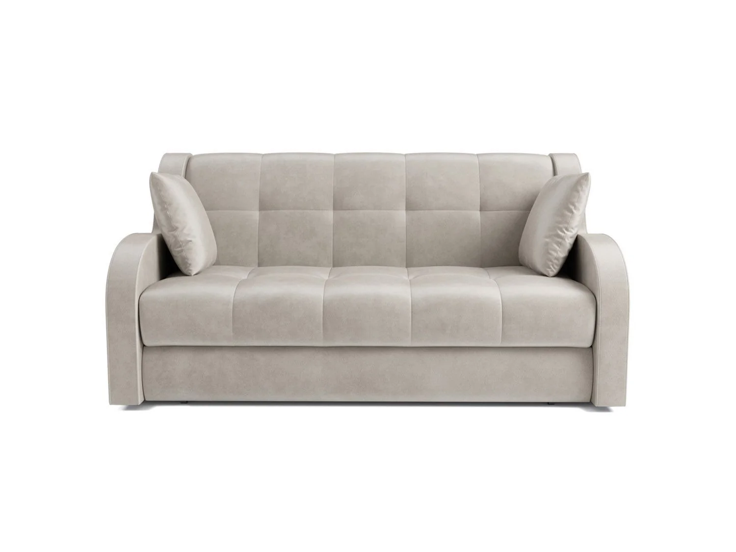 Диван Аккордеон Барон бархат бежевый Star Velvet 6 Light Beige