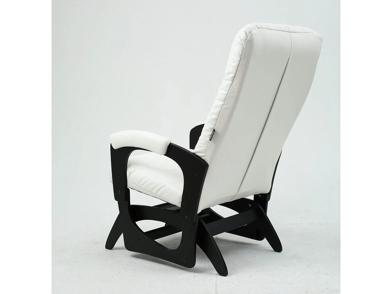Кресло-маятник Леон Черный / Крем