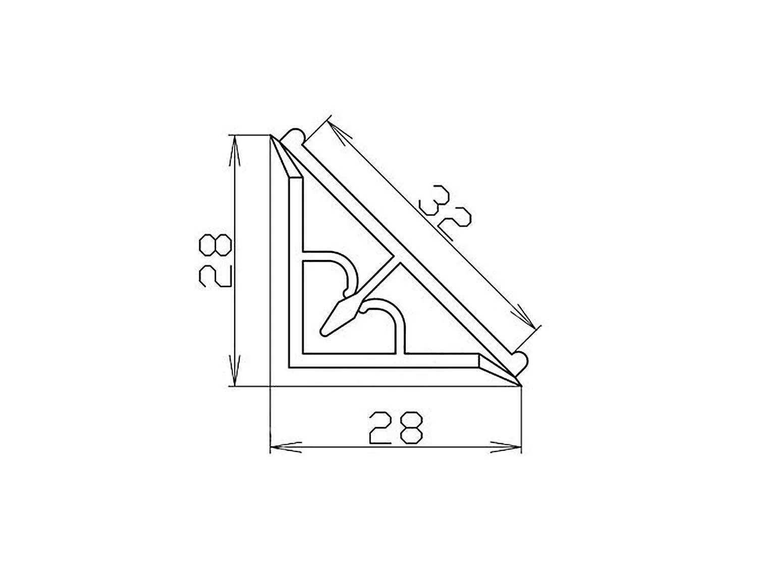 Плинтус для столешницы Сокол
