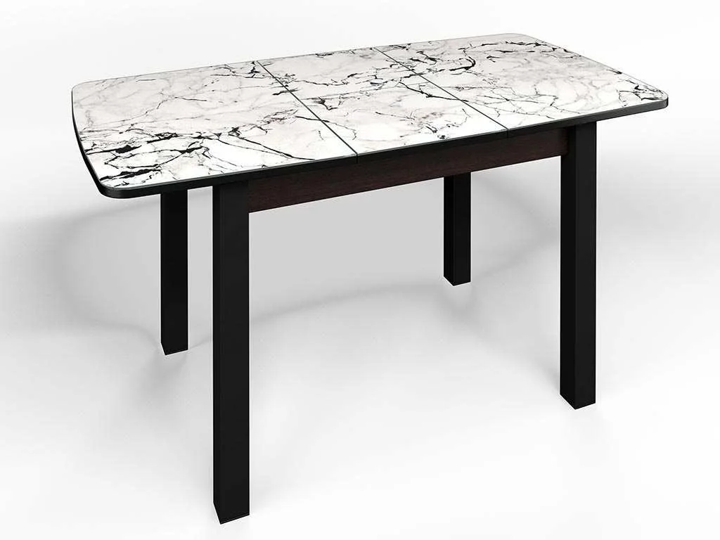 Стол СМ-1 Флорида ноги окрас квадратный венге/черный