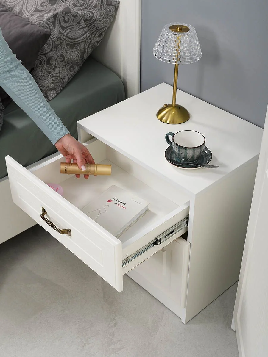 Ливерпуль Тумба 08.146 Белый/Ясень ваниль