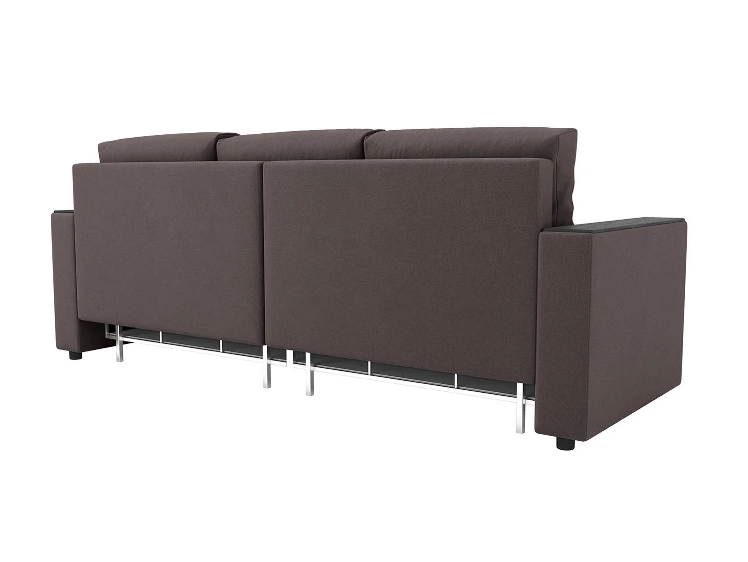 Гермес диван-кровать 3-х мест / велюр Parma 14 коричневый