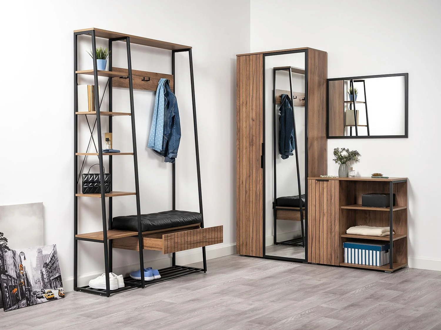 Прихожая Гранд Дуб крафт табачный