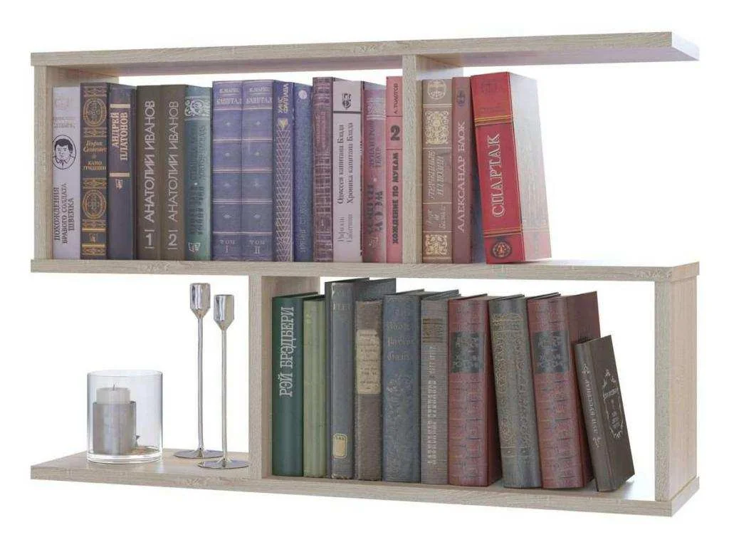 Полка книжная ПК-2 Дуб сонома
