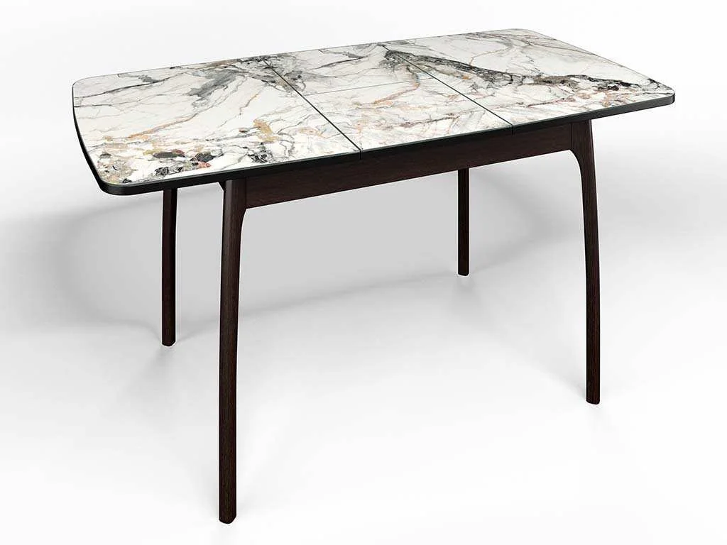 Стол СМ-6 Флорида опора массив изогнутая венге