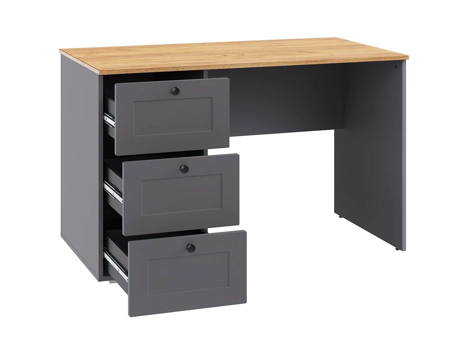 Остин Стол письменный 12.159 Серый графит/Дуб Вотан