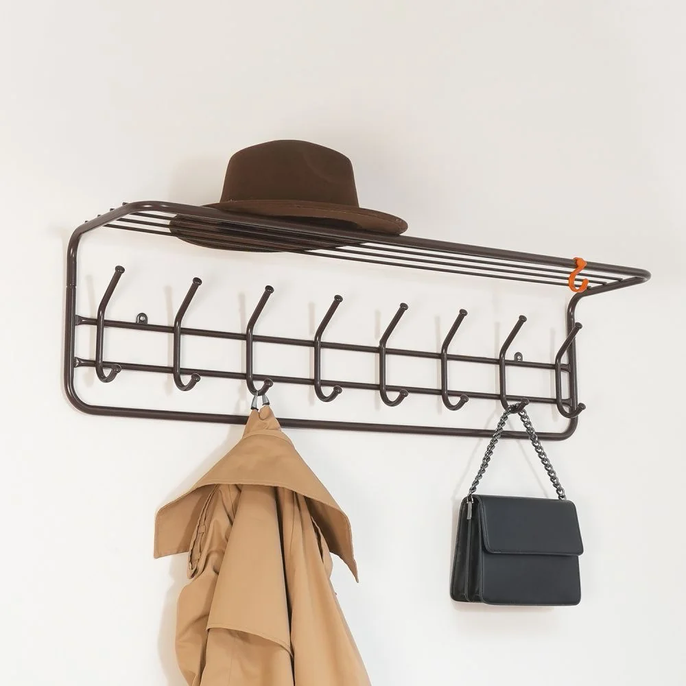 Вешалка с полкой 100 коричневый