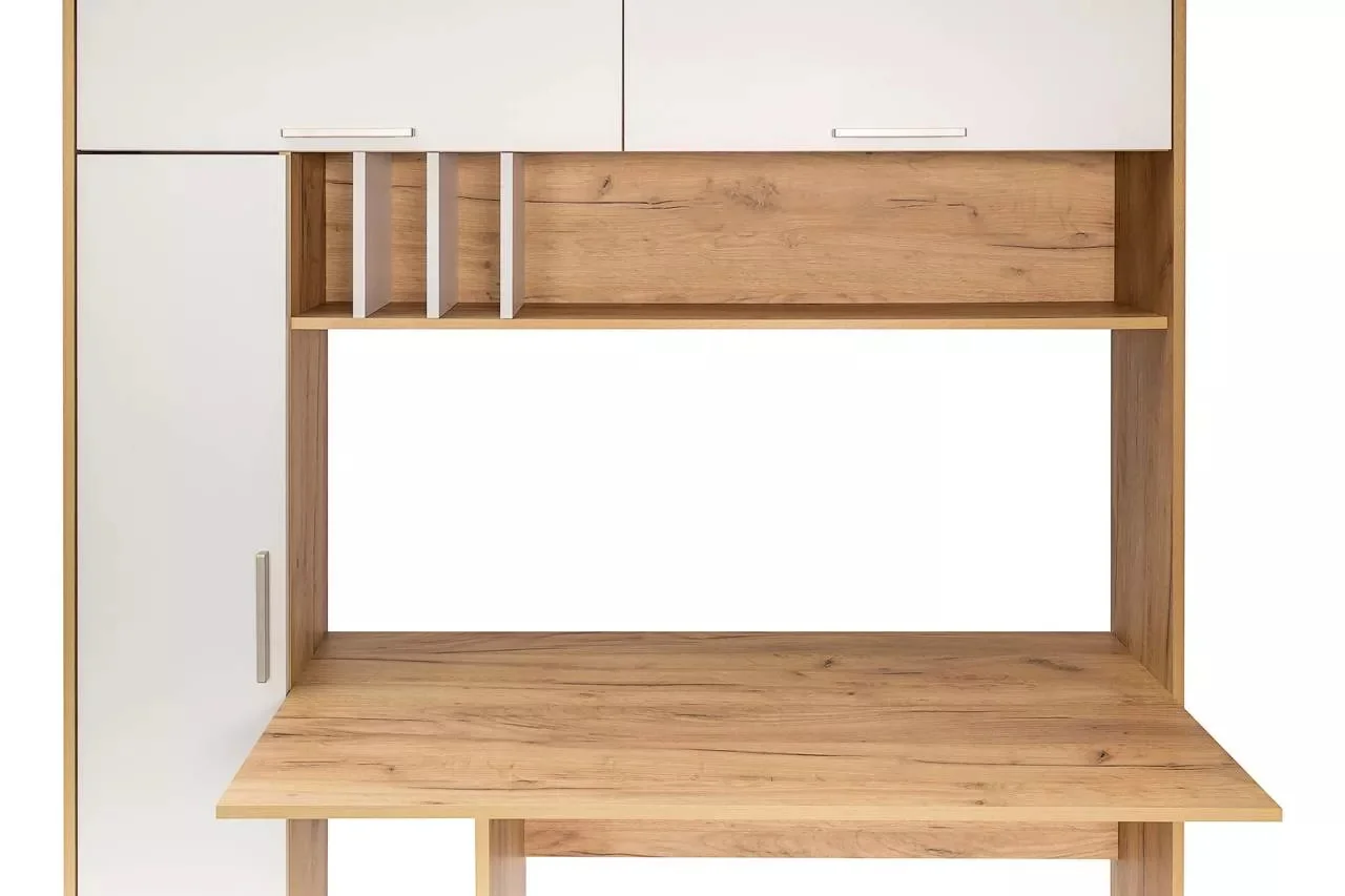 Лайт Стол письменный 03.243 Дуб Золотой/Белый