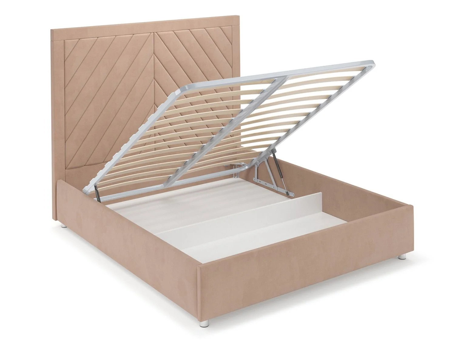 Кровать Мишель Бежевый - Luna 061 160