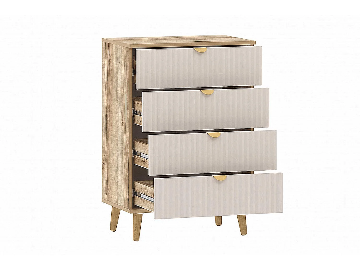 НМ 040.18 комод Дакота Дуб делано / Сантьяго