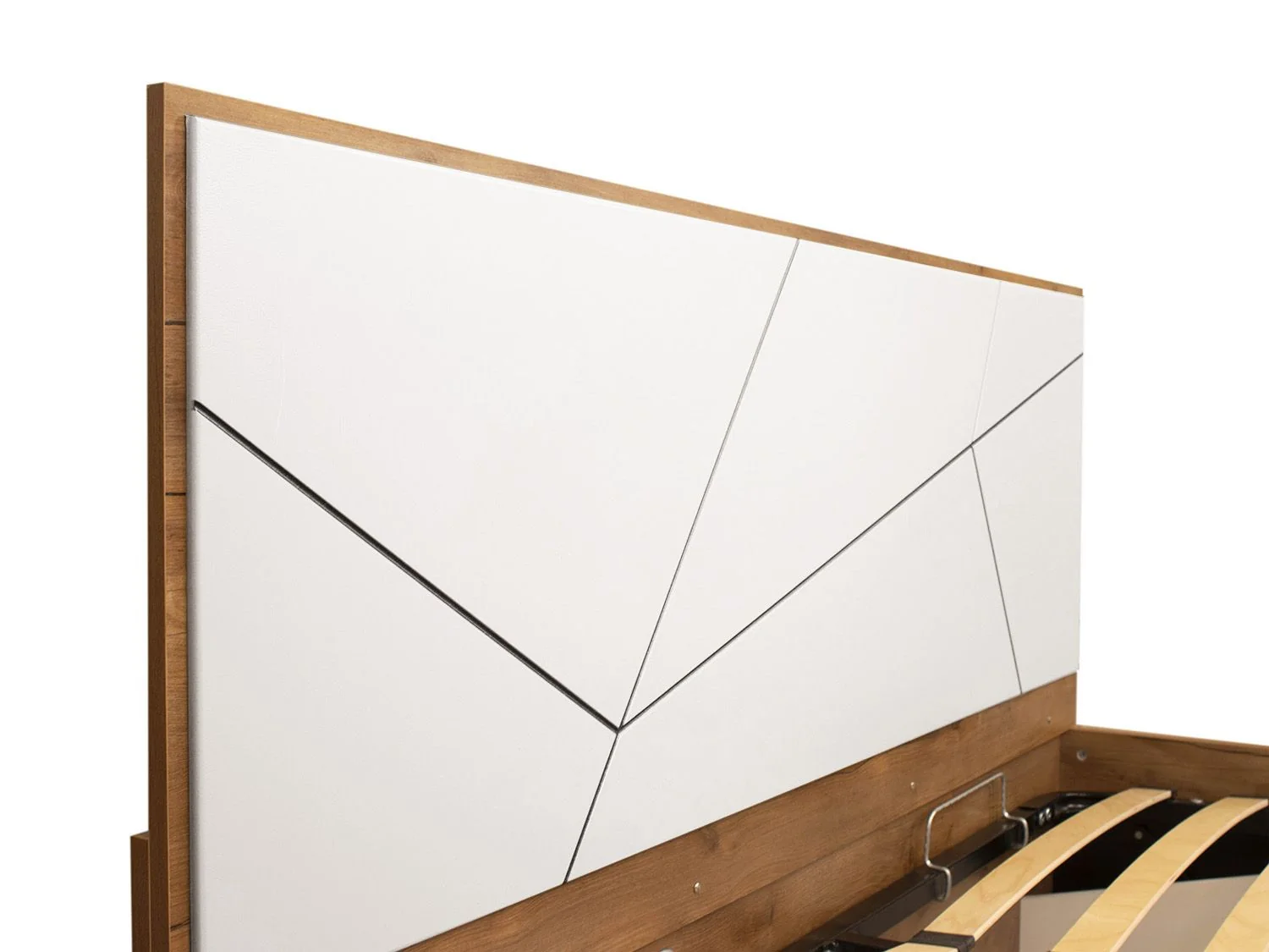 Кровать Гамма с ортопедическим основанием 54.16 Таксония/Белый